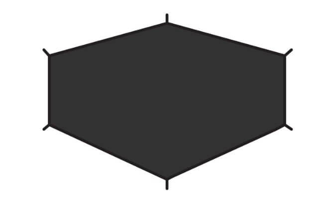 Fjällräven lite 1 footprint